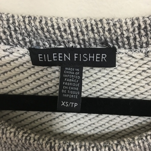 EILEEN FISHER organic cotton boucle knit top AY5 - Picture 3 of 4